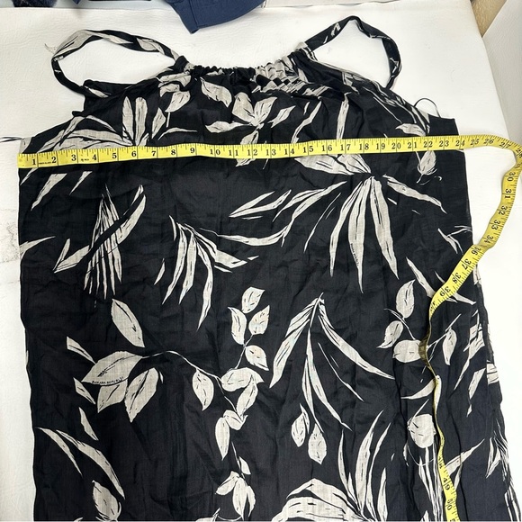 Banana Republic fino ramie maxi Dress size Large linen/cotton - Picture 6 of 10